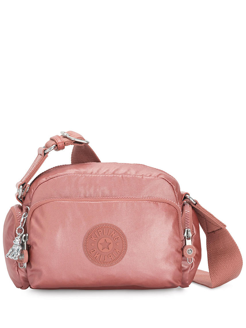Kipling Jerena S Bolso Jerena S Con Bandolera Rosa Metalizado - ¡Compra A  Precios De Outlet!