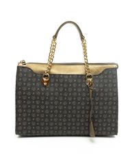 POLLINI Heritage Classic Bolso shopper de mano, con bandolera bronce negro - Bolsos Mujer - 1
