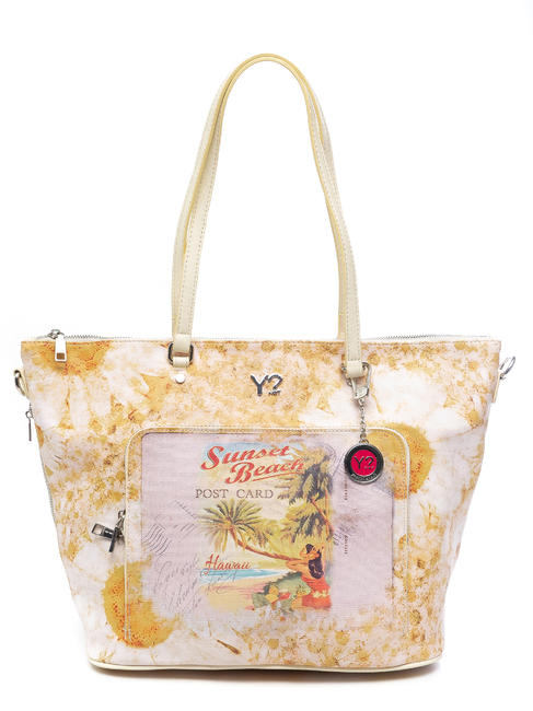 YNOT FUN FUN Shopping bag L expandible PUESTA DE SOL PLAYA - Bolsos Mujer