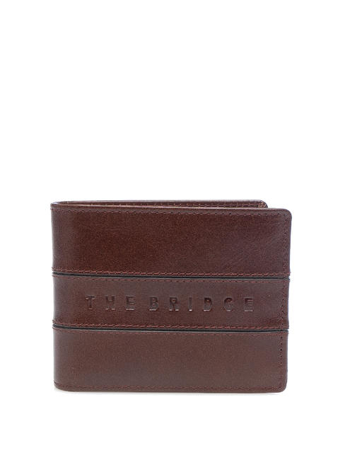 THE BRIDGE VACCHERECCIA Cartera con solapa, en piel BROWN - Carteras Hombre