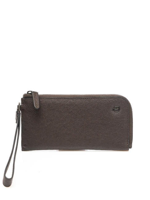 PIQUADRO BLACK SQUARE Cartera con soporte para smartphone MORO - Fundas para tablet & Organizer