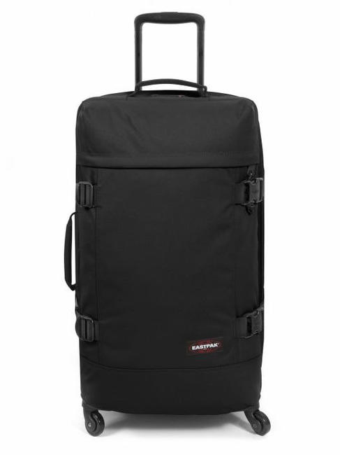 EASTPAK Carro TRANS 4, tamaño mediano, con TSA NEGRO - Trolley Semirrígidos