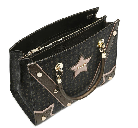 Western Heritage Bolso, con bandolera. laca negra - Bolsos Mujer