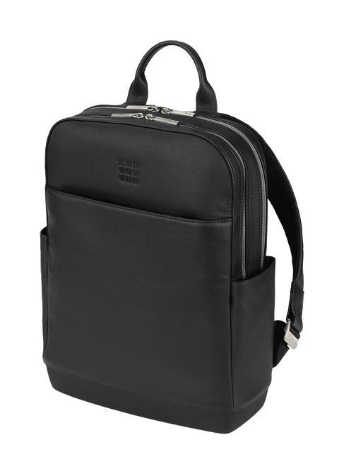 Mochila MOLESKINE L&iacute;nea CLASSIC, caja de PC de 15 ", en cuero negro - Mochilas para port&aacute;til