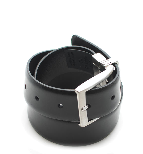 Cinturon De piel, reversible y ajustable NEGRO - Cinturones