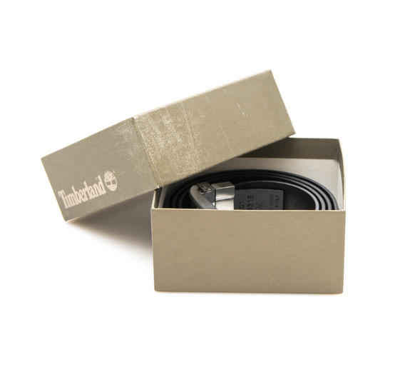 Cinturon De piel, reversible y ajustable NEGRO - Cinturones
