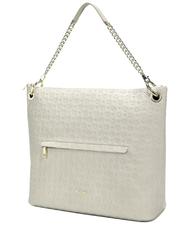 POLLINI Embossed Heritage Bolso de hombro, con bandolera y llavero ICE - Bolsos Mujer - 2
