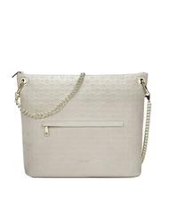 POLLINI Embossed Heritage Bolso de hombro, con bandolera y llavero ICE - Bolsos Mujer - 3