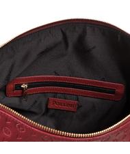 POLLINI Embossed Heritage Bolso de hombro, con bandolera y llavero Burdeos - Bolsos Mujer - 4