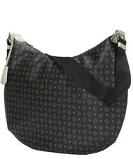 POLLINI Heritage Classic Bolso de hombro, con detalles de piel Negro / marfil - Bolsos Mujer - 2