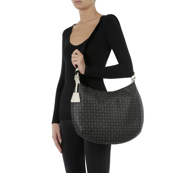 Heritage Classic Bolso de hombro, con detalles de piel Negro / marfil - Bolsos Mujer