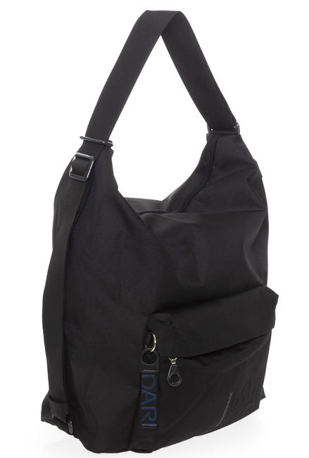 MD20 Bolso saco transformable en mochila NEGRO - Bolsos Mujer