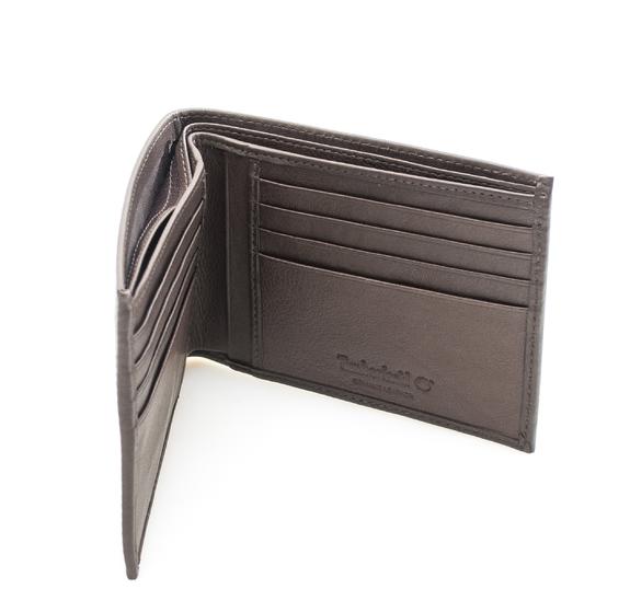 Cartera De suave piel DarkBrown - Carteras Hombre