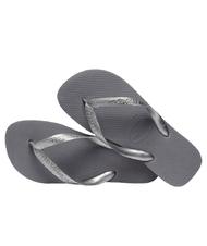 HAVAIANAS Chanclas TOP TIRAS acero / gris - Zapatos Mujer - 4
