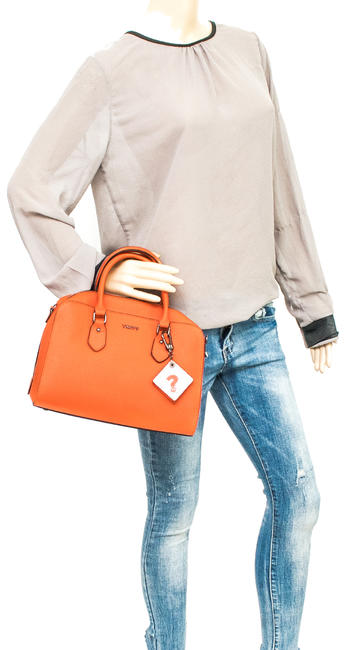 saffiano Tronco con bandolera NARANJA - Bolsos Mujer