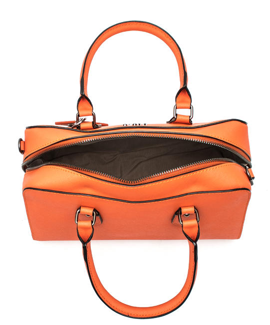 saffiano Tronco con bandolera NARANJA - Bolsos Mujer