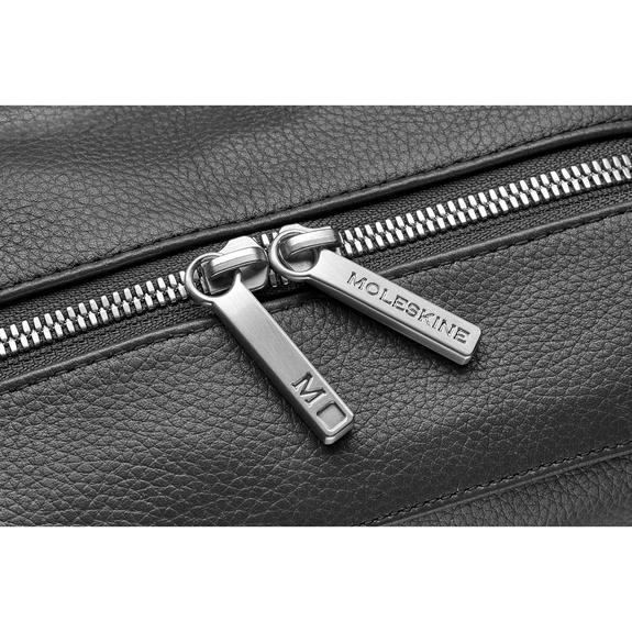 Mochila MOLESKINE CUERO CL&Aacute;SICO, soporte para PC 15 " negro - Mochilas para port&aacute;til