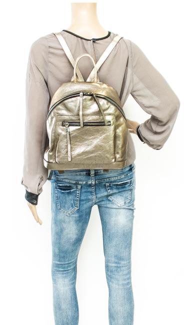 Laminato M Mochila, Made in Italy platino - Bolsos Mujer