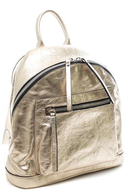 Laminato M Mochila, Made in Italy platino - Bolsos Mujer