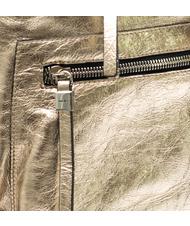 NICOLI Laminato M Mochila, Made in Italy platino - Bolsos Mujer - 4