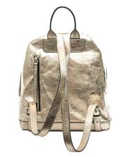 NICOLI Laminato M Mochila, Made in Italy platino - Bolsos Mujer - 5