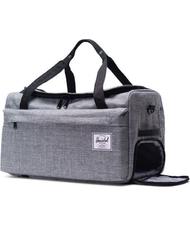 HERSCHEL bolsa de lona OUTFITTER, con tirantes retr&aacute;ctiles. RAVEN CROSSHATCH - Bolsas de viaje - 4