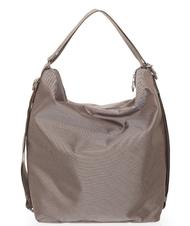 MANDARINA DUCK MD20 Bolso saco transformable en mochila gris pardo - Bolsos Mujer - 4
