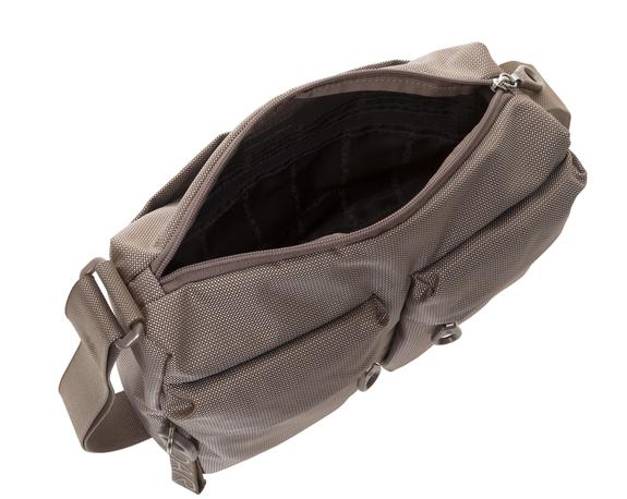 MD20 Bolso bandolera ligero gris pardo - Bolsos Mujer
