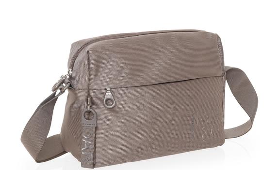 MD20 Bolso bandolera, tama&ntilde;o peque&ntilde;o gris pardo - Bolsos Mujer