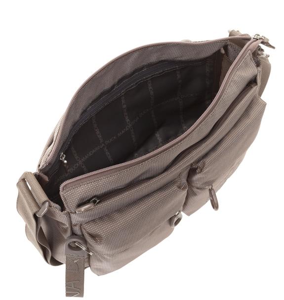 MD20 Bandolera gris pardo - Bolsos Mujer