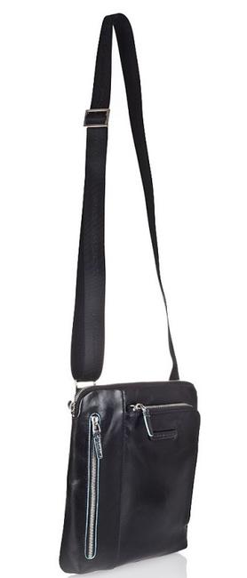 Bolso CUADRADO AZUL, soporte para iPad negro - Bandoleras Hombre