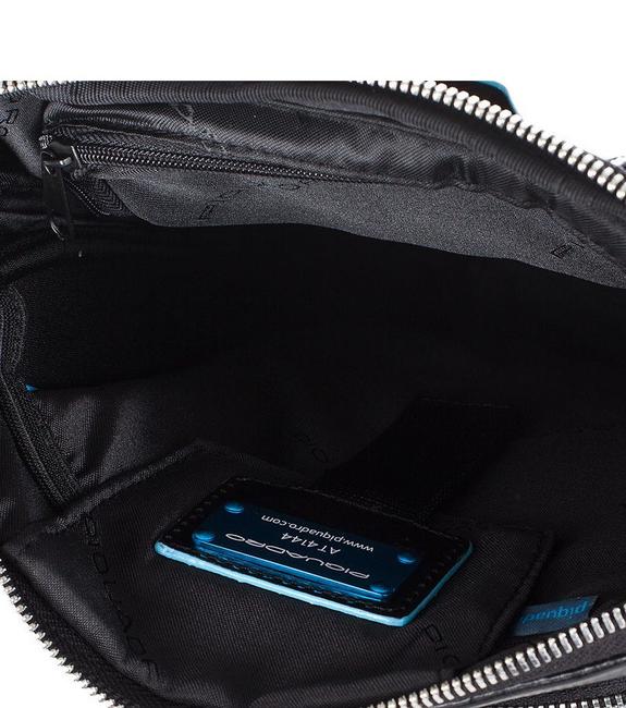 Bolso CUADRADO AZUL, soporte para iPad negro - Bandoleras Hombre