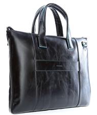 PIQUADRO Carpeta CUADRADO AZUL, soporte para PC de 15.6 ", expandible negro - Maletines de Trabajo - 4