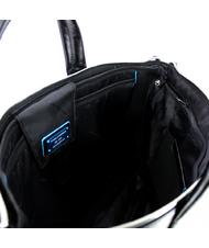 PIQUADRO Carpeta CUADRADO AZUL, soporte para PC de 15.6 ", expandible negro - Maletines de Trabajo - 6
