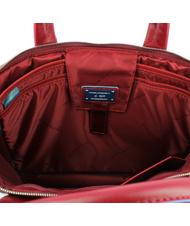 PIQUADRO Carpeta CUADRADO AZUL, soporte para PC de 15.6 ", expandible ROJO - Maletines de Trabajo - 6