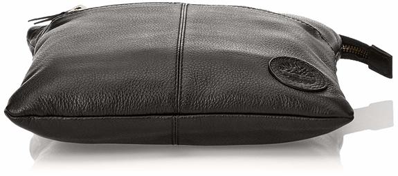 Bandolera De piel NEGRO - Bandoleras Hombre