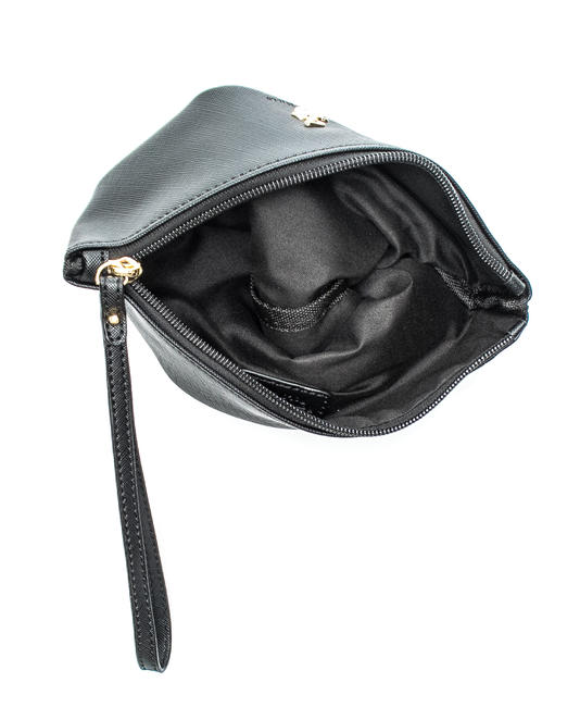  Bolso de mano con pu&ntilde;o negro - Bolsos Mujer