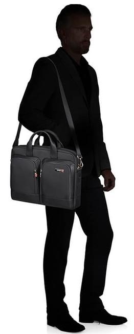 Carpeta SAFTON LP, soporte para PC de 15.6 " NEGRO - Maletines de Trabajo