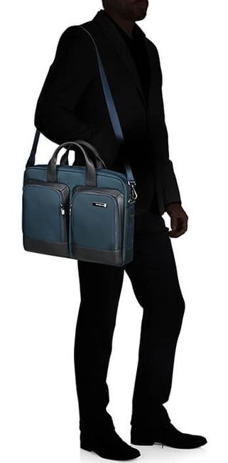 Carpeta SAFTON LP, soporte para PC de 15.6 " azul - Maletines de Trabajo
