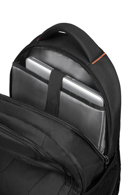 Mochila TURISTA AMERICANA EN EL TRABAJO, tableta y PC 15.6 " NEGRO / NARANJA - Mochilas para portátil