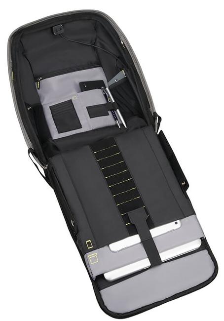 SECURIPAK  SECURIPAK Mochila con sistema antirrobo, para portátil de 15,6" gris - Mochilas para portátil