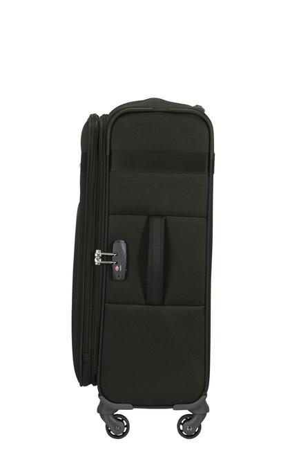 Carro CITYBEAT, equipaje de mano ultraligero, ampliable NEGRO - Trolley Semirrígidos