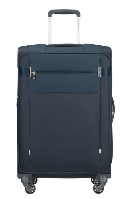 Carro CITYBEAT, equipaje de mano ultraligero, ampliable blu navy - Trolley Semirrígidos