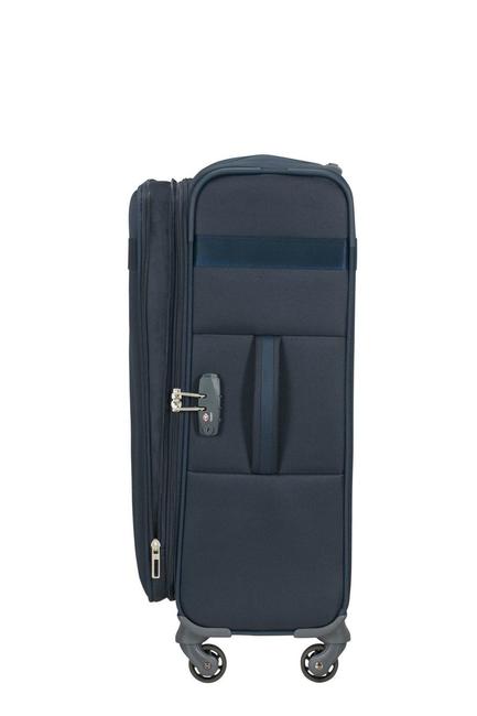 Carro CITYBEAT, equipaje de mano ultraligero, ampliable blu navy - Trolley Semirrígidos