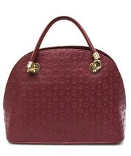 POLLINI Heritage Embossed Bolso de mano, con bandolera Burdeos - Bolsos Mujer - 3
