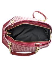 POLLINI Heritage Embossed Bolso de mano, con bandolera Burdeos - Bolsos Mujer - 5