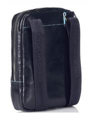 PIQUADRO Bolso CUADRADO AZUL, soporte para tableta, en cuero azul - Bandoleras Hombre - 2