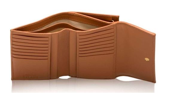 Billetera ALVIERO MARTINI 1 ^ CLASE GEO CLASSIC, doble compartimento NATURAL - Carteras Mujer