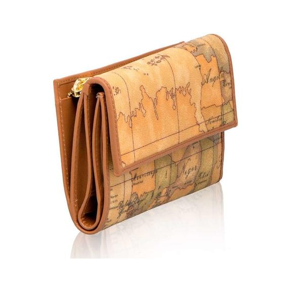 Billetera ALVIERO MARTINI 1 ^ CLASE GEO CLASSIC, doble compartimento NATURAL - Carteras Mujer