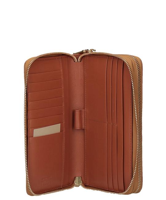Billetera ALVIERO MARTINI 1 ^ CLASE GEO CLASSIC, compartimento doble con cremallera NATURAL - Carteras Mujer